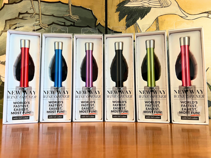 New Way Wine Opener - Choose your colors and quantity - No Engraving