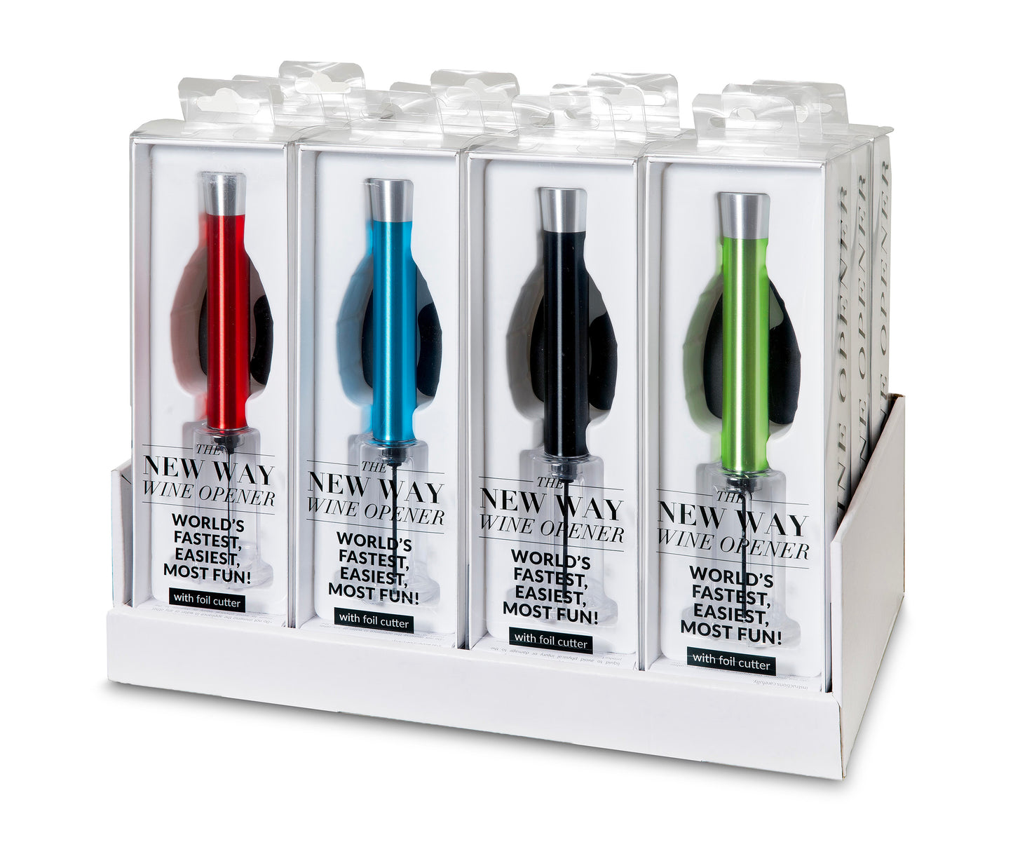 New Way Wine Opener - Choose your colors and quantity - No Engraving